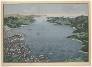 Nagasaki Harbour, Japan, Kawahara Keiga, c. 1800 - c. 1850