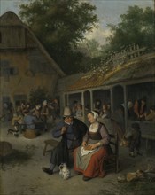 Peasant Inn, Cornelis Dusart, 1690