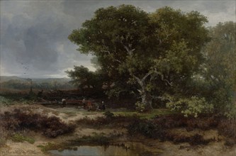 Heath near Wolfheze, The Netherlands, Johannes Warnardus Bilders, 1866
