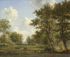 Landscape near Hilversum, The Netherlands, George Jacobus Johannes van Os, Pieter Gerardus van Os,