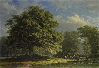 View in the Bentheim Forest, George Andries Roth, 1870