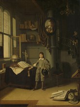 Young Man in a Study, Adriaen van Gaesbeeck, 1640 - 1650