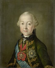 Portrait of Paul I, Emperor of Russia, at a young age, Anonymous, c. 1765