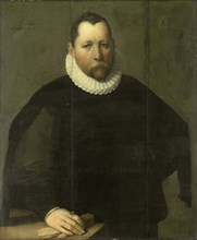 Portrait of Pieter Jansz Kies, Burgomaster of Haarlem, Cornelis Cornelisz. van Haarlem, 1596