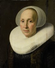 Portrait of Margriet Benningh, second Wife of Pieter Dircksz Hasselaer, attributed to Nicolaes