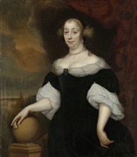 Portrait of Margaretha Munter, second Wife of Jacobus Trip, Lambertus Jansz. de Hue, 1668
