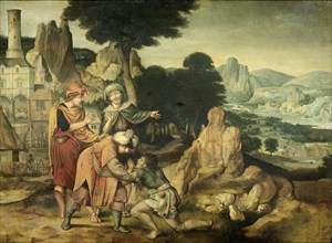 Parable of the Prodigal Son, Cornelis Massijs, 1538