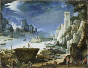 Rocky Landscape with a River, copy after Paul Bril, 1601