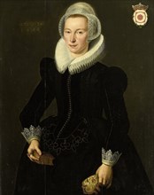 Portrait of Grietje Adriaensdr Grootes (1588-1624), Anonymous, 1622