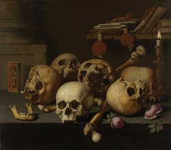 Vanits still life, Aelbert Jansz. van der Schoor, 1640 - 1672