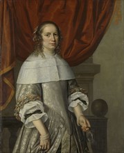 Portrait of a Woman, attributed to Hendrick Cornelisz. van Vliet, 1663