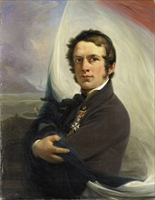 Portrait of Jacob Hobein, Rescued the Dutch Flag under Enemy Fire, 18 March 1831, Jan Willem