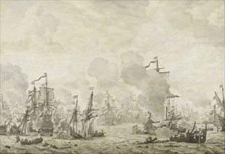 Episode from the Battle between the Dutch and Swedish Fleets in the Sound, 8 November 1658, Willem