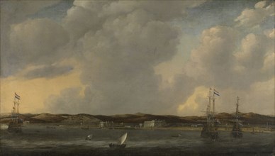 View of Tunis Tunesia, Reinier Nooms, Admiraliteit van Amsterdam, 1662 - 1668