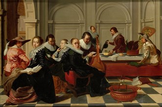 Musical Party, copy after Willem Cornelisz. Duyster, after 1700