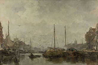 Cityscape, Jacob Maris, c. 1885 - c. 1887