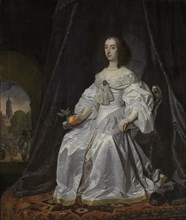 Mary Stuart, Princess of Orange, as Widow of William II, Bartholomeus van der Helst, 1652