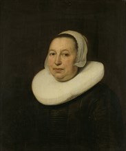 Portrait of Maria Pietersdr de Leest, Wife of Samuel van Lansbergen, Bartholomeus van der Helst,
