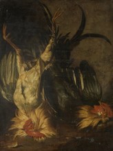 Dead roosters, Christoffel Puytlinck, 1671