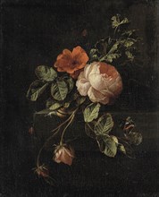 Still Life with Roses, Elias van den Broeck, 1670 - 1708