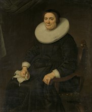 Portrait of a woman, Hercules Sanders, 1651