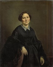 Johanna Christina Beelenkamp (1820-90). Wife of Cornelis Outshoorn, Moritz Calisch, 1850 - 1870