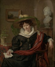 Portrait of Carolina Frederica Kerst, Wife of Louis Royer, Charles van Beveren, 1830