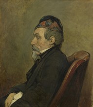 Portrait of Johan-Hendrick-Louis Meyer, Marine Painter, Jan Weissenbruch, 1850 - 1866