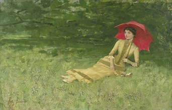 Summer afternoon, Frits Jansen, 1880 - 1890