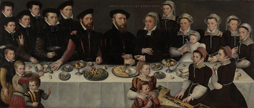 Family Portrait of Pierre de Moucheron, Merchant in Middelburg and Antwerp, his Wife Isabeau de