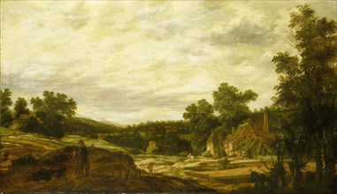 Hilly landscape, Pieter Stalpaert, 1635