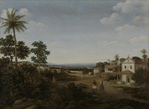 Landscape in Brazil, Frans Jansz Post, 1644 - 1680