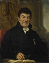 Portrait of Dr. Cornelis Hendrik Ã  Roy, Physician and Biographer, Jan Adam Kruseman, 1833