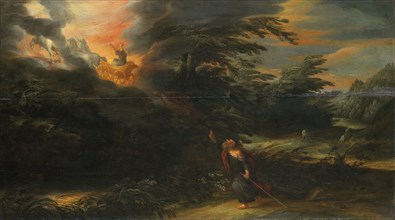 Eljah Carried up to Heaven in a Chariot of Fire, David Colijns, 1627