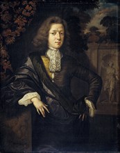 Portrait of Johan van Bochoven, Adviser to the Court of Flanders, DaniÃ«l Haringh, 1670 - 1690