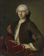 Portrait of Pieter Parker, Alderman, Burgomaster and Councilor of Goes, B. Monmorency, 1742