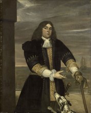 Portrait of Sea Captain Jan van Gelder, Stepson of Michiel Adriaensz de Ruyter, Jan Andrea Lievens,