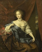 Portrait of a woman, possibly a member of the van Citters family, Caspar Netscher, 1674