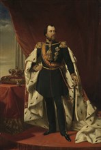 Portrait of William III, King of the Netherlands, Nicolaas Pieneman, 1856