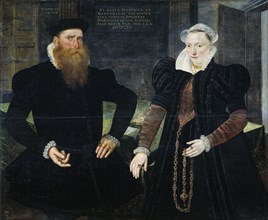 Portrait of Gillis Hooftman, Shipowner, and his Wife Margaretha van Nispen (Gilles van