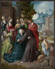 Christ Taking Leave of his Mother, Cornelis Engebrechtsz, c. 1515 - c. 1520