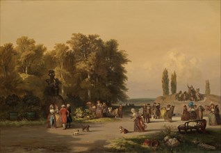 Park in the Vicinity of Paris, Charles Rochussen, 1848