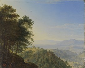 Mountainous landscape near Boppard on the Rhine, Herman Saftleven, 1660