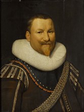 Portrait of Pieter Pietersz Hein, Lieutenant-Admiral of Holland, workshop of Jan Daemen Cool, 1629