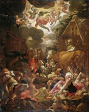 Annunciation to the Shepherds, Joachim Wtewael, 1595 - 1603