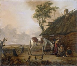 A Piebald Horse, Jan Wouwerman, 1655 - 1666