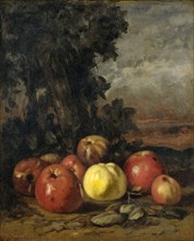 Courbet, Still life with Apples