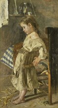 The poor child, Antonio Mancini, 1880 - 1897
