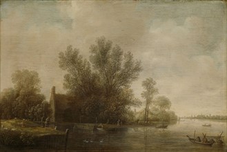 River Landscape, Pieter Jansz. van Asch, 1630 - 1650