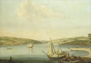 View of the Bosporus, taken from the Height of Beykoz to the northwest, with the Aqueduct of